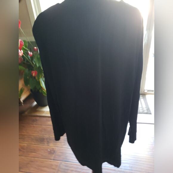 Chico's 4 or XXL black extra heavy shirt - Picture 2 of 5